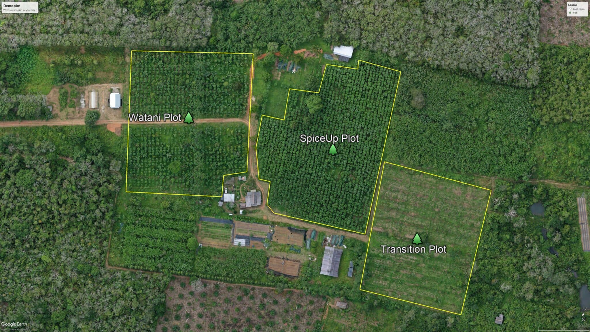 Demoplot Bangka Overview